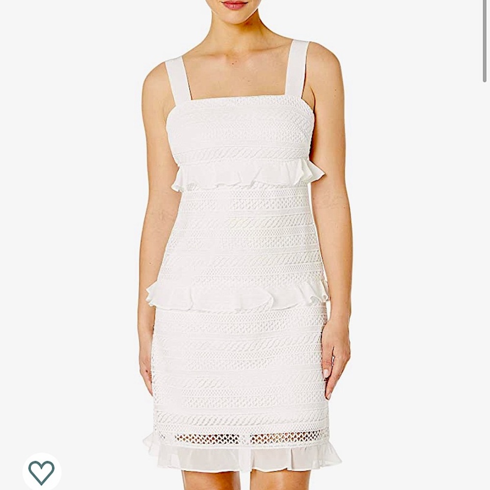 NWT White Lace Adrianna Papell Dress